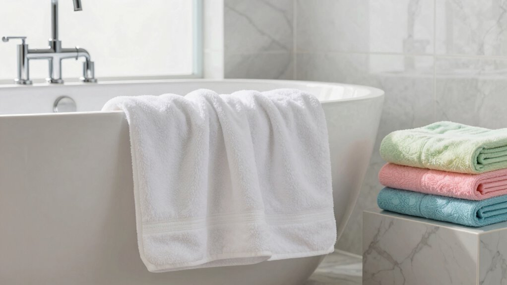 luxurious absorbent plush towels
