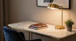 luxurious minimalist workspace design