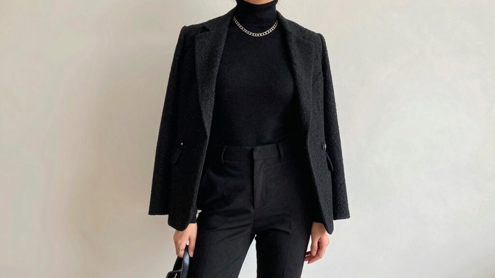 master monochrome outfit styling