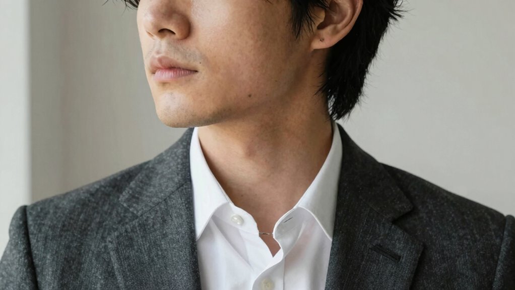 minimalist grooming exudes understated elegance