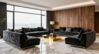 modern luxury material pairing