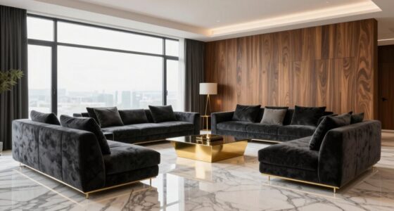 modern luxury material pairing