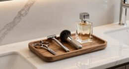 organized grooming and fragrance storage