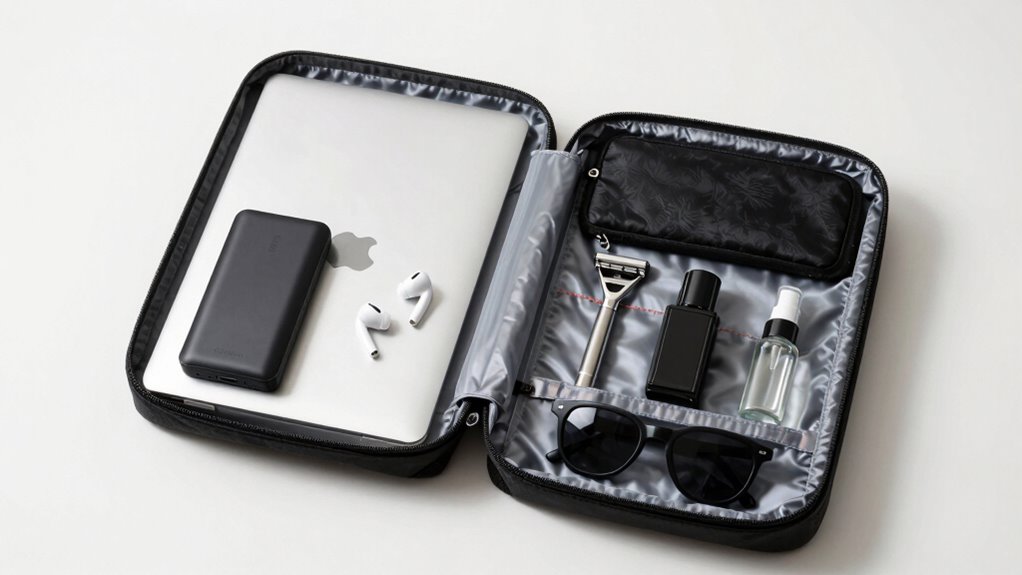 organized travel essentials system