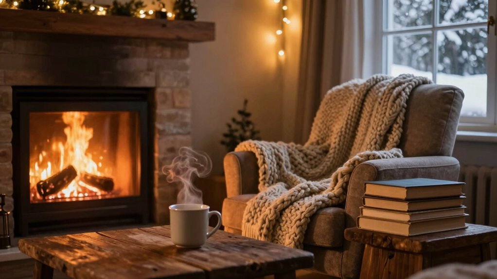 relaxed outdoor winter gatherings