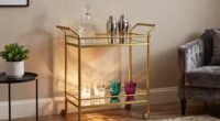 selecting stylish functional bar carts
