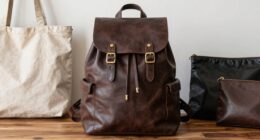 versatile durable leather backpack