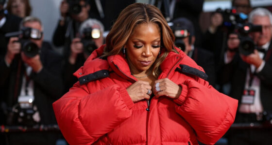 Queen Latifah Bundles Up in a Bold, Oversized Coat on the 2026 BET Awards Red Carpet