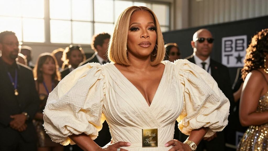 Queen Latifah’s Kilian Kerner Look Brings Textural Volume to the BET Awards 2026 Red Carpet