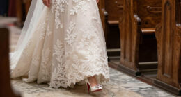 Taylor Swift Walks Down The Aisle In Custom Christian Louboutin Shoes To Marry Travis Kelce