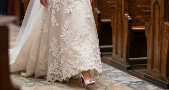 Taylor Swift Walks Down The Aisle In Custom Christian Louboutin Shoes To Marry Travis Kelce