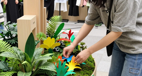 Moynat Plants A ‘Folding Paper Garden’ Pop-up At SKP Beijing With Artist Jojo