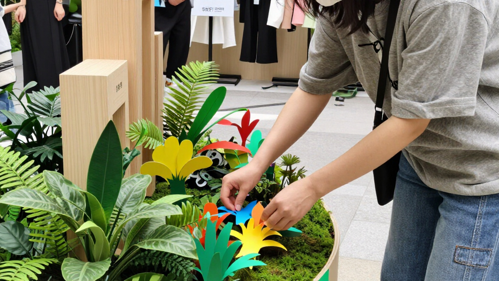 Moynat Plants A ‘Folding Paper Garden’ Pop-up At SKP Beijing With Artist Jojo