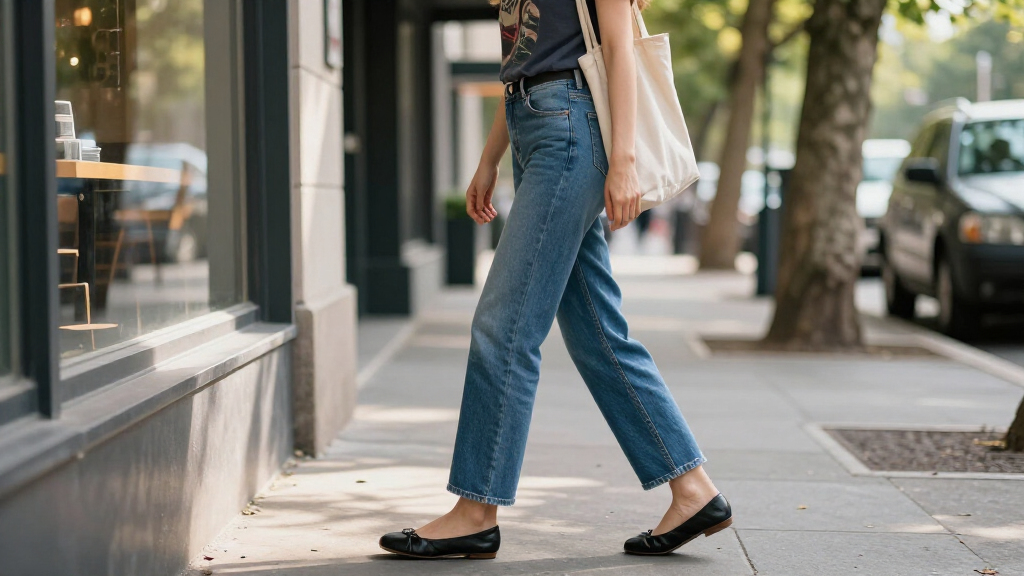 $110 Jeans, A Graphic Tee, And This Shoe Trend Are All You Need To Look Chic This Fall