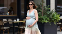 Anne Hathaway’s Latest Maternity Look Is Straight-Off-the-Runway Carolina Herrera