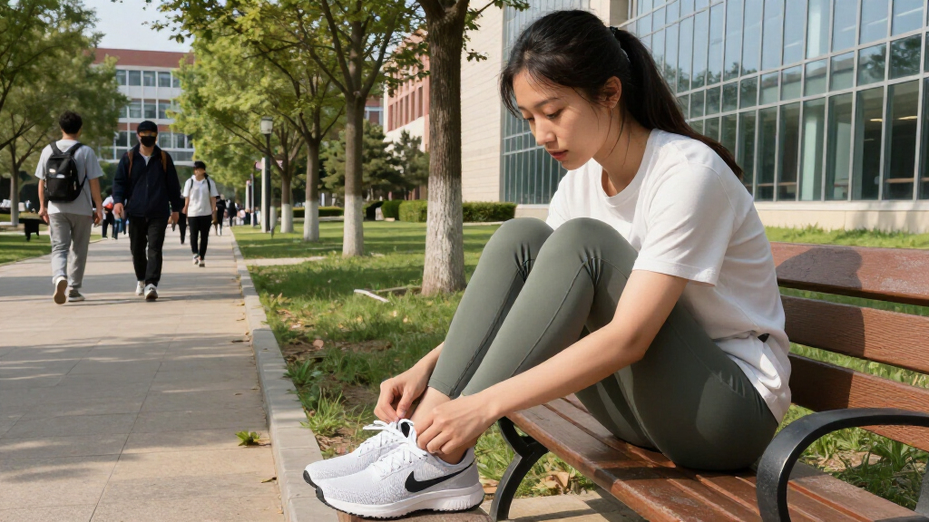 Cailey Chavez Takes The NikeSKIMS Rift Mesh For A Day Out On Campus