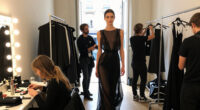 Kendall Jenner Leads The Annual L’Oréal Paris Runway Show In A Sheer Black Maxi Dress