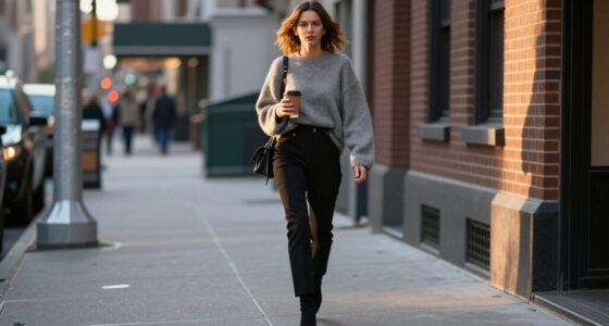 Spotted In NYC: Zoë Kravitz In The Petite-Friendly Way To Style Bootcut Trousers For Autumn