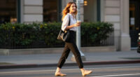 Zoë Kravitz Wears The Ballet Flat Update Beloved By Cool Girls