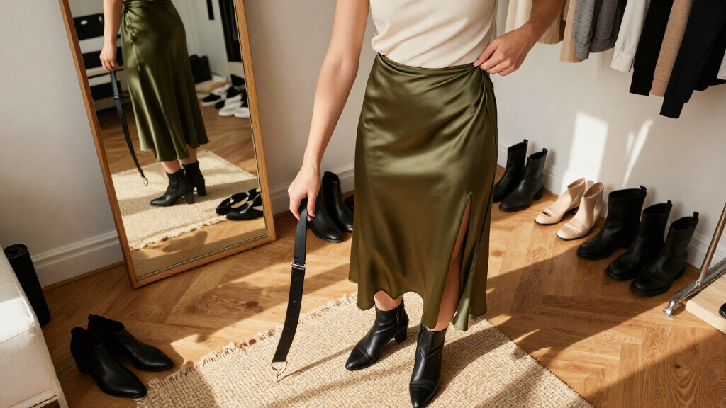 All The Fashion Girls Are Wearing This Tricky-Length Skirt