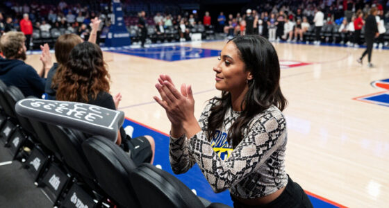 At The WNBA Finals, Zendaya Pairs Her Home Team Pride With A Snakeskin Tee She Co-Designed