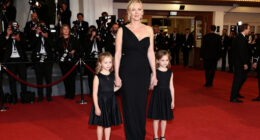 Charlize Theron Made A Rare Red Carpet Appearance With Her Daughters At The Academy Museum Gala