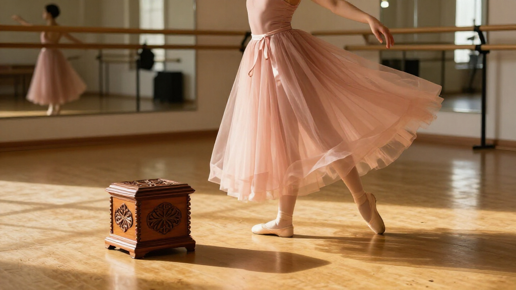 Elle Fanning Takes Balletcore To Artful New Heights With A Music Box-Inspired Headpiece