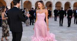 Hailey Bieber Proves Bubblegum Pink Is Her Color In A Custom Chanel Gown