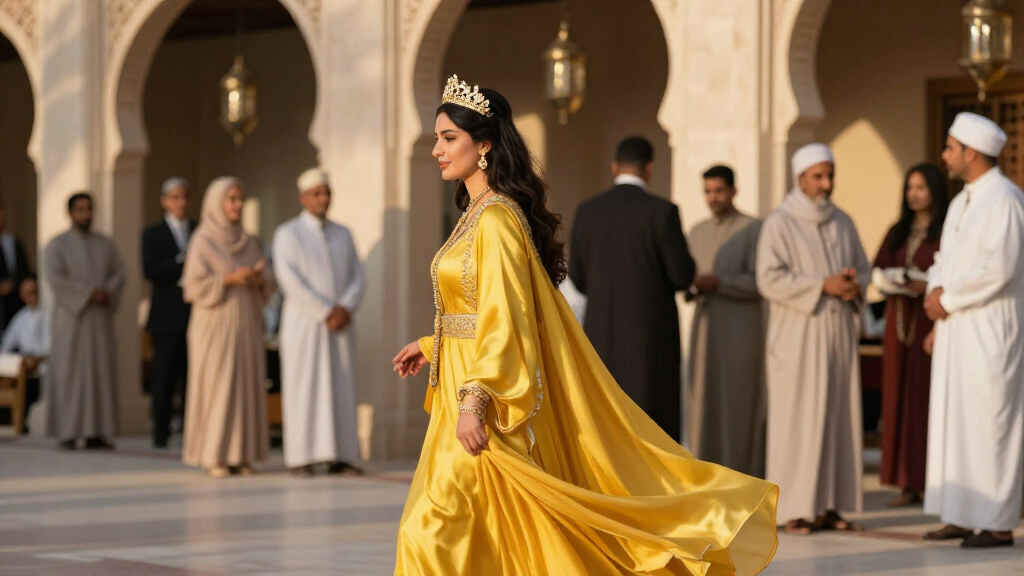 Kate Middleton Has A Rare Tiara Moment In A Flowing Yellow Gown At The Oman State Banquet