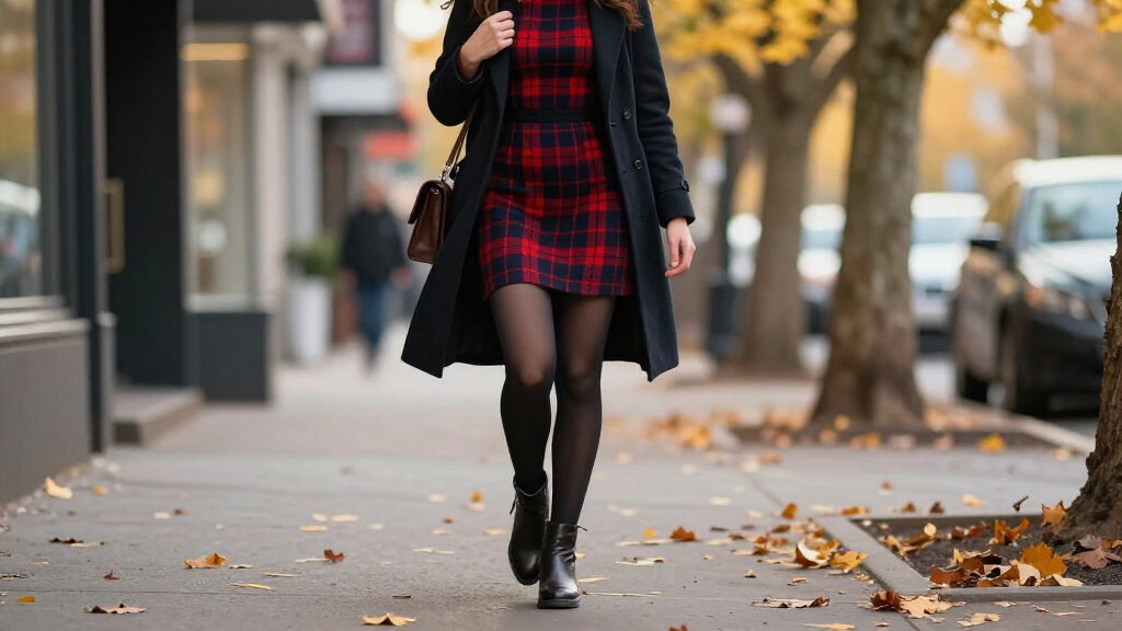 Taylor Swift Proves Why The Plaid Minidress Is A Fall Wardrobe Staple